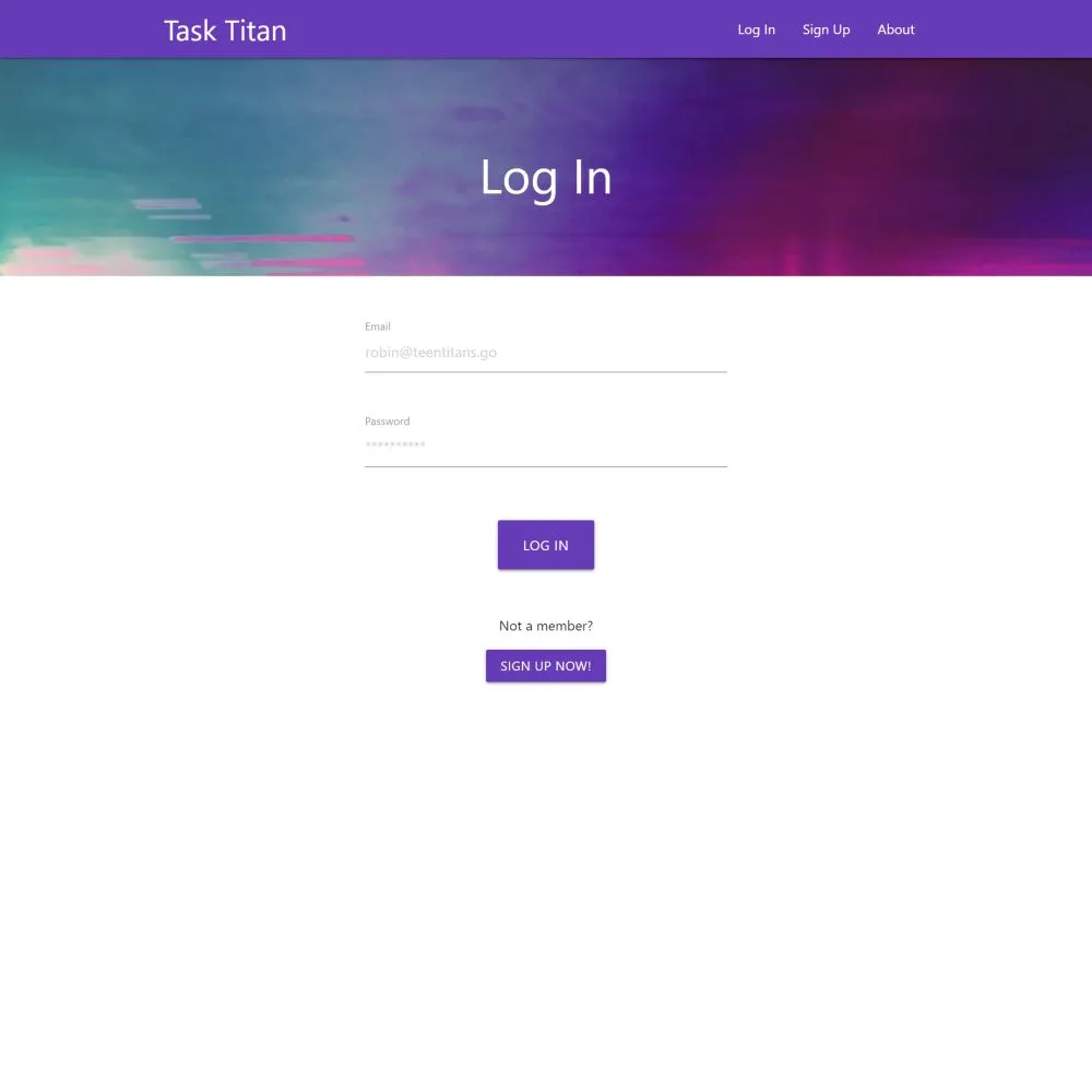 Task Titan screenshot