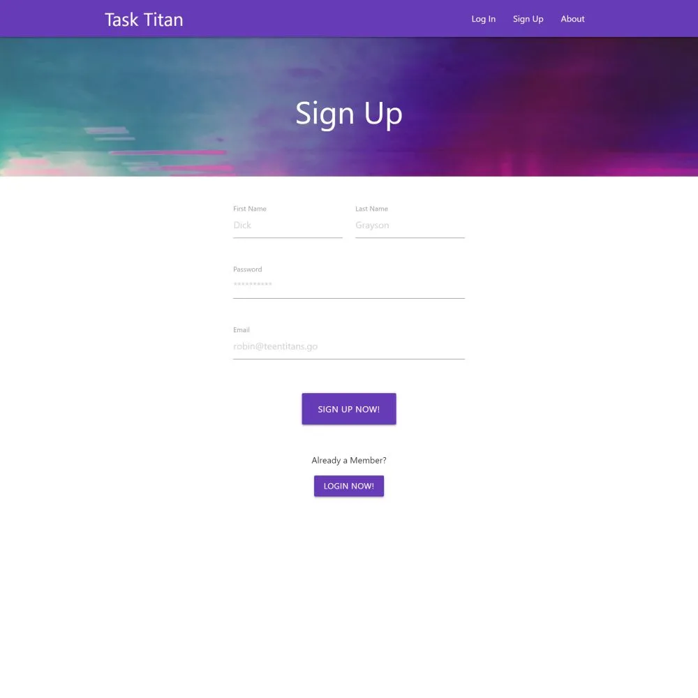 Task Titan screenshot