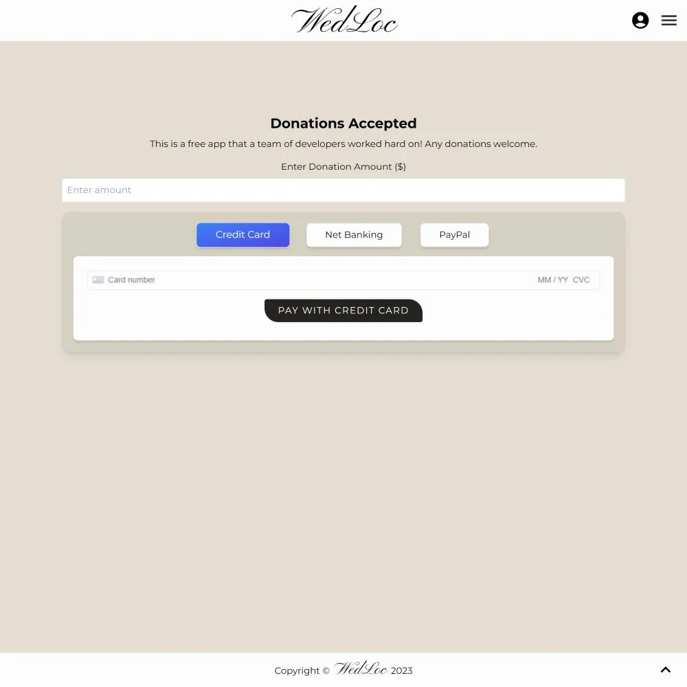 Wedloc screenshot